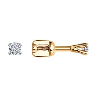 Серьги из золота с бриллиантами